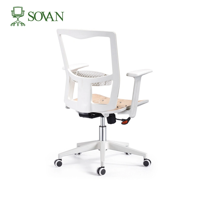 Ergonomic Work Chair Components Back Seat Arms