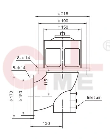 Aluminum Alloy Pneumatic Emergency Bottom Valve