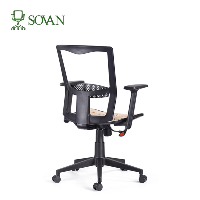 Ergonomic Work Chair Components Back Seat Arms