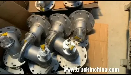 Valvola di fondo rivestita in acciaio inossidabile F4 (valvole di arresto di emergenza F4 rivestite per autocisterne di prodotti chimici, 4